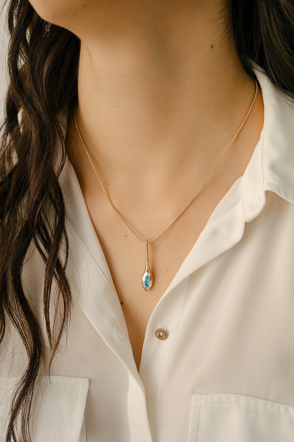 Stunning Giftable Swarovski Crystal Necklace in Classic Gold or Silver Designs gift card-thumbmail-4