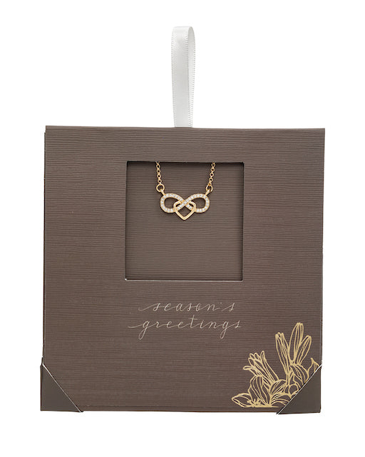 Stunning Giftable Swarovski Crystal Necklace in Classic Gold or Silver Designs gift card-thumbmail-39