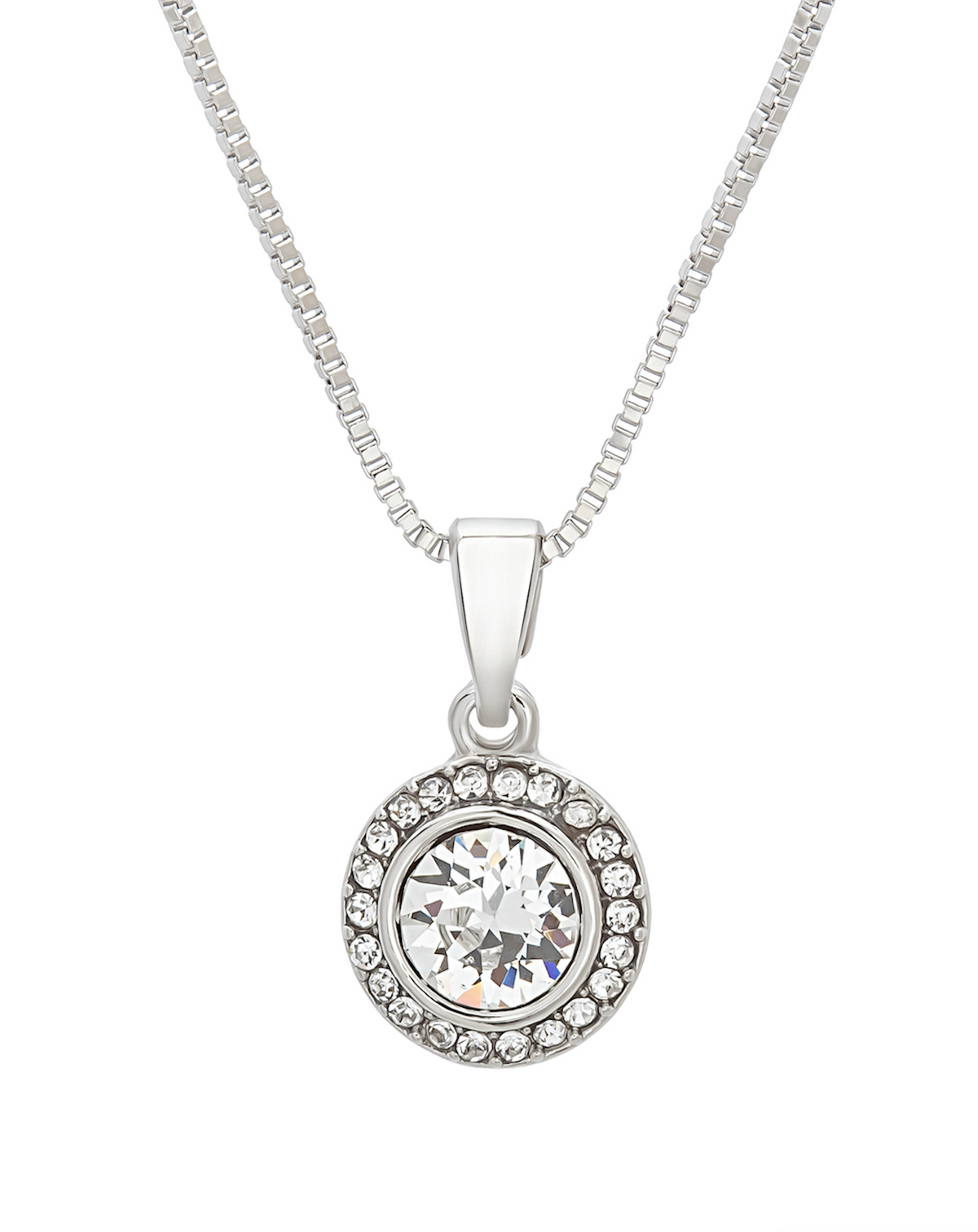 Stunning Giftable Swarovski Crystal Necklace in Classic Gold or Silver Designs gift card-thumbmail-31