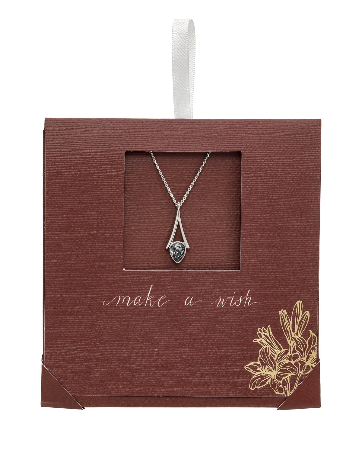 Stunning Giftable Swarovski Crystal Necklace in Classic Gold or Silver Designs gift card-thumbmail-41