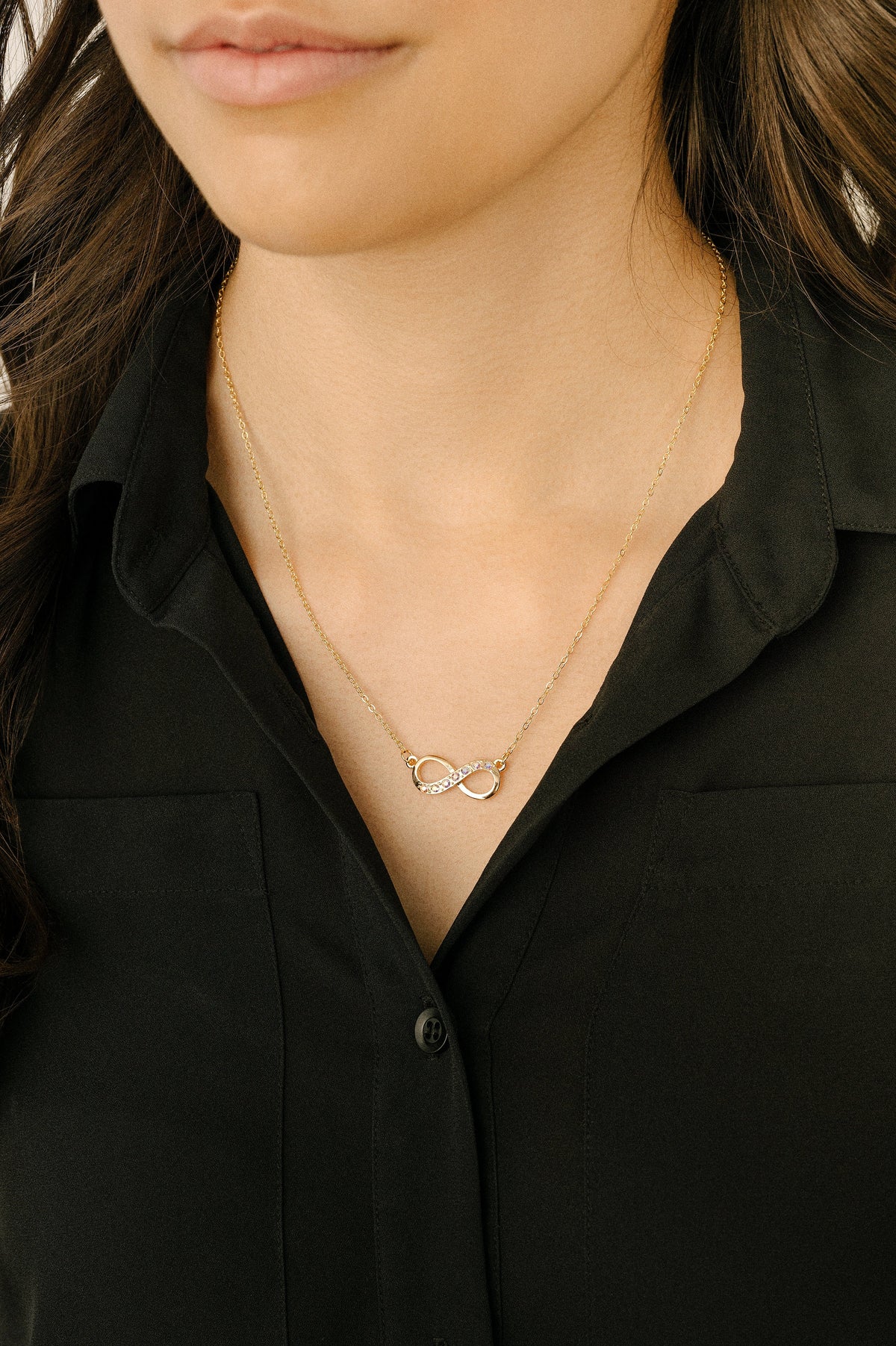 Stunning Giftable Swarovski Crystal Necklace in Classic Gold or Silver Designs gift card-thumbmail-28