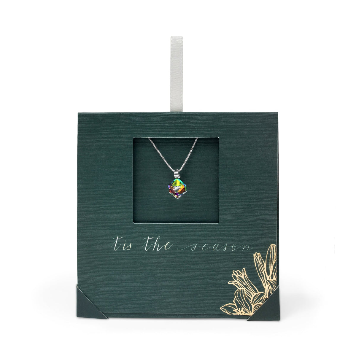 Holiday Necklace Collection – Rhodium-Plated with Swarovski Crystals and CZ Accents-thumbmail-4