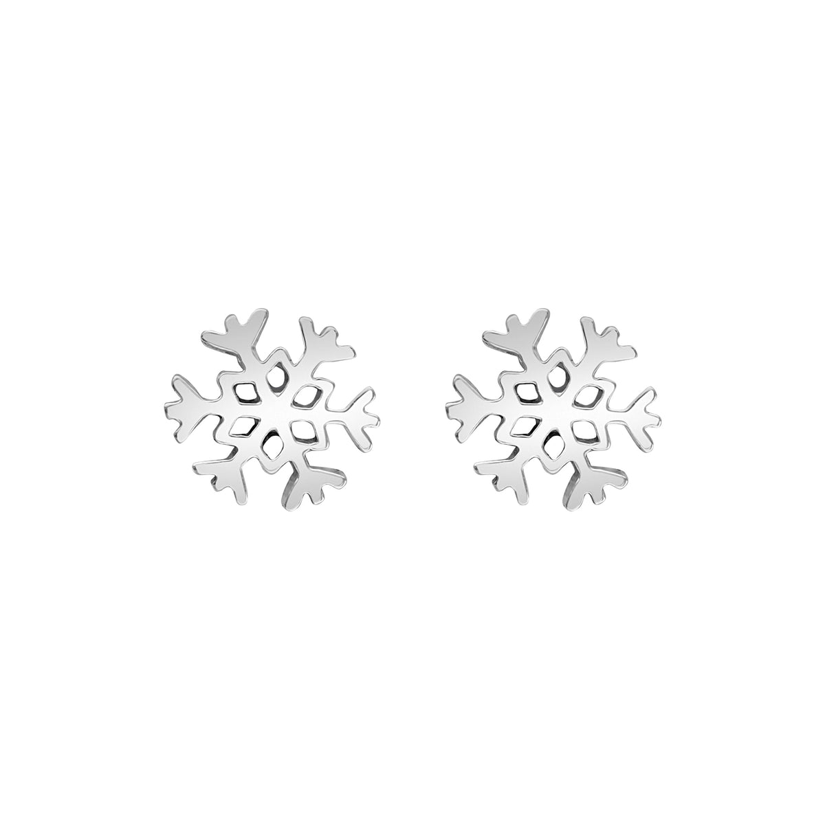 callura snowflake stud earrings