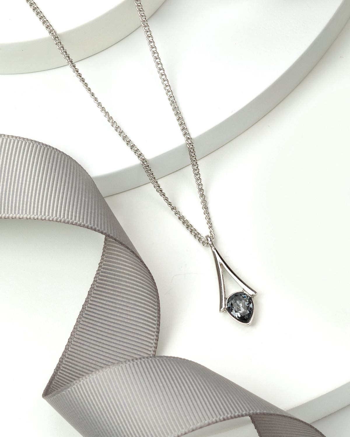 Stunning Giftable Swarovski Crystal Necklace in Classic Gold or Silver Designs gift card-thumbmail-34