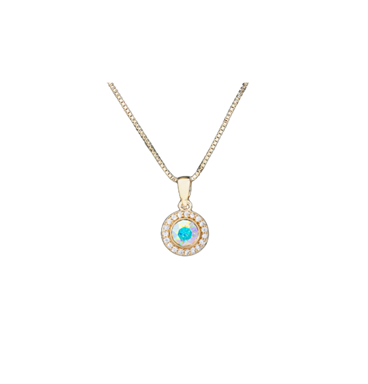 Stunning Giftable Swarovski Crystal Necklace in Classic Gold or Silver Designs gift card-thumbmail-36