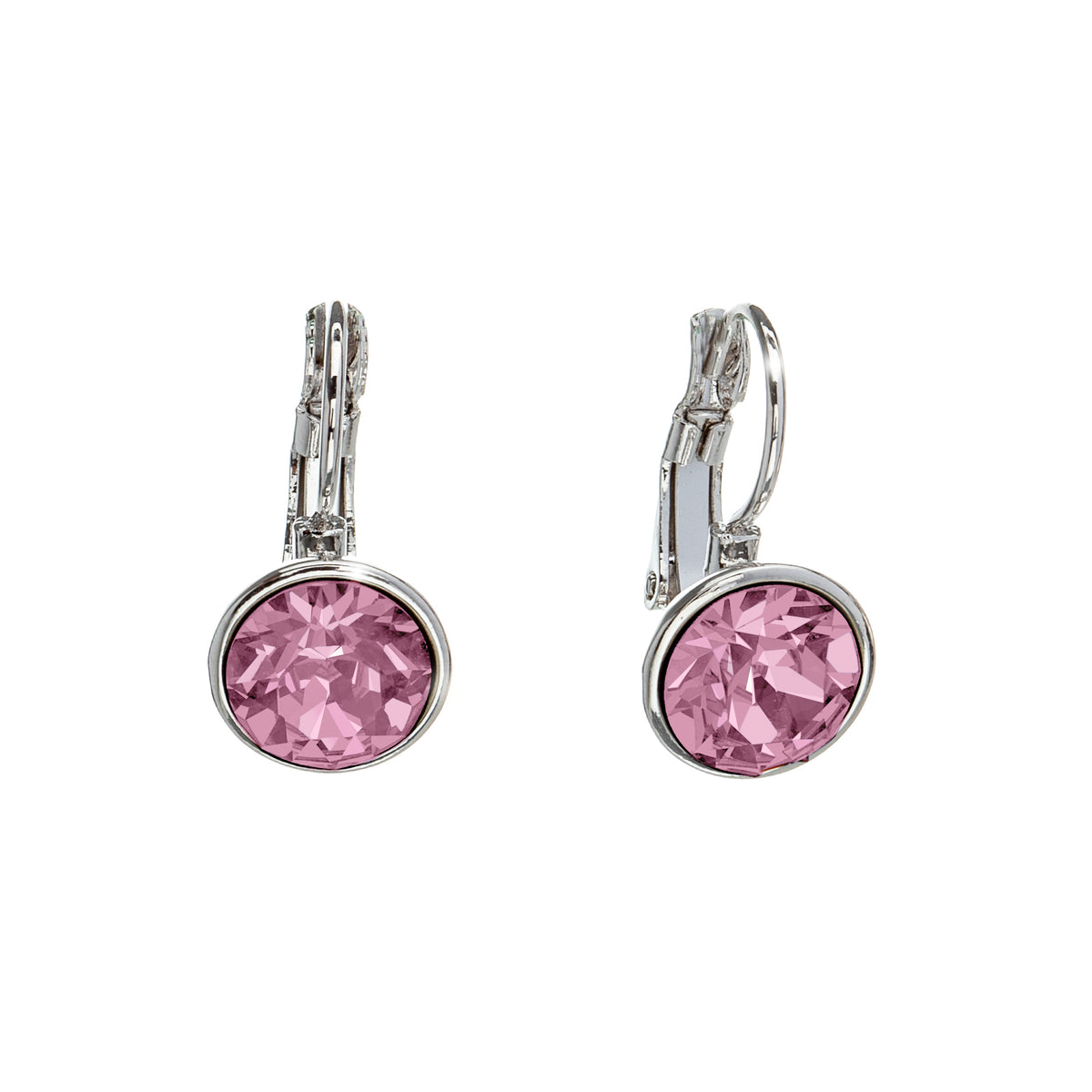 Everyday Crystal Leverback Earrings