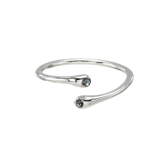 Crystal Adjustable Bypass Ring