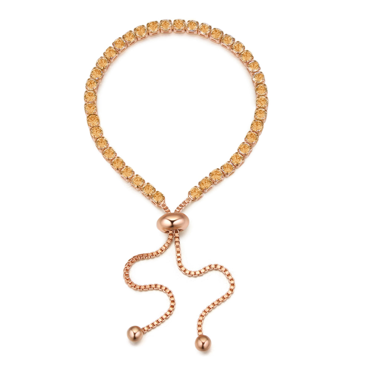 Adjustable Crystal Tennis Bracelet