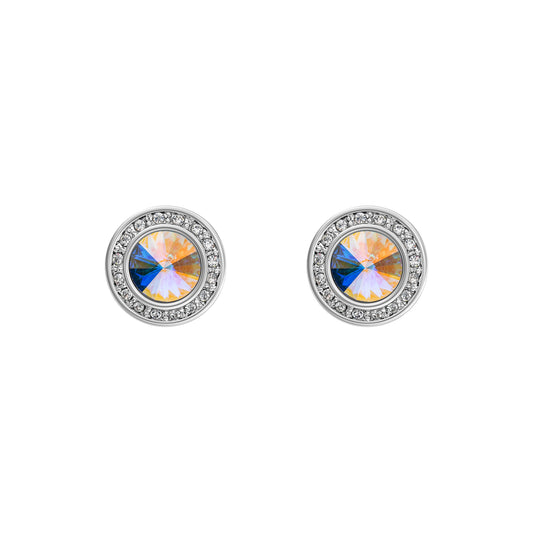 Crystal Halo Stud Earrings