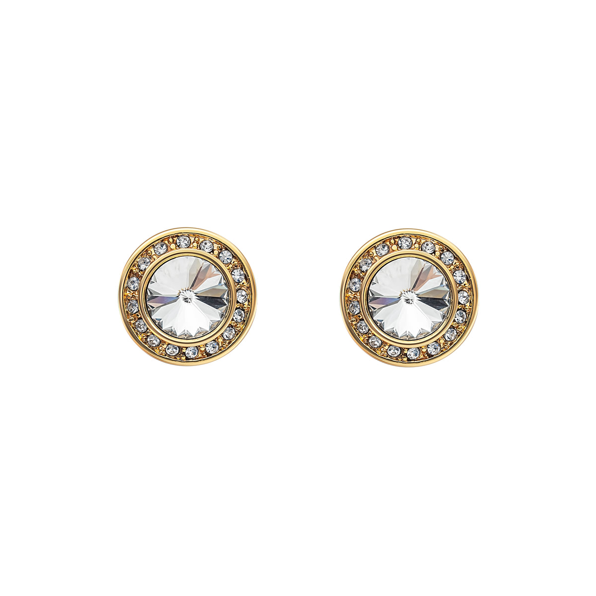Crystal Halo Stud Earrings