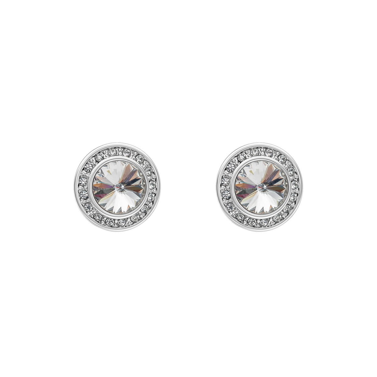 Crystal Halo Stud Earrings