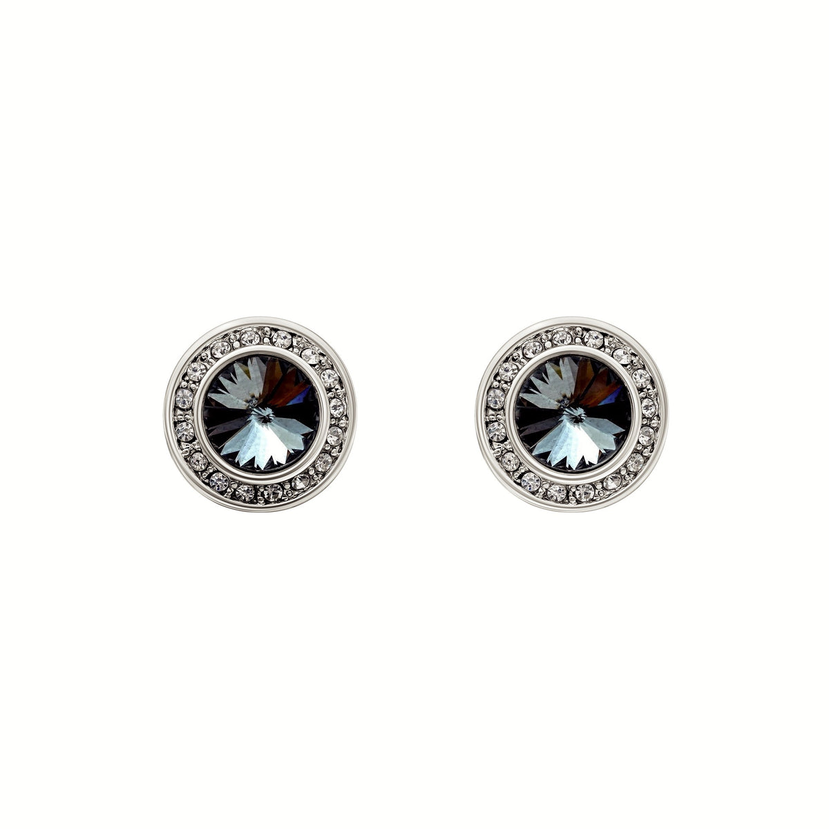 Crystal Halo Stud Earrings