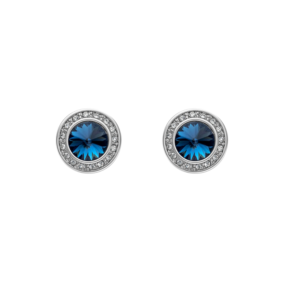 Crystal Halo Stud Earrings